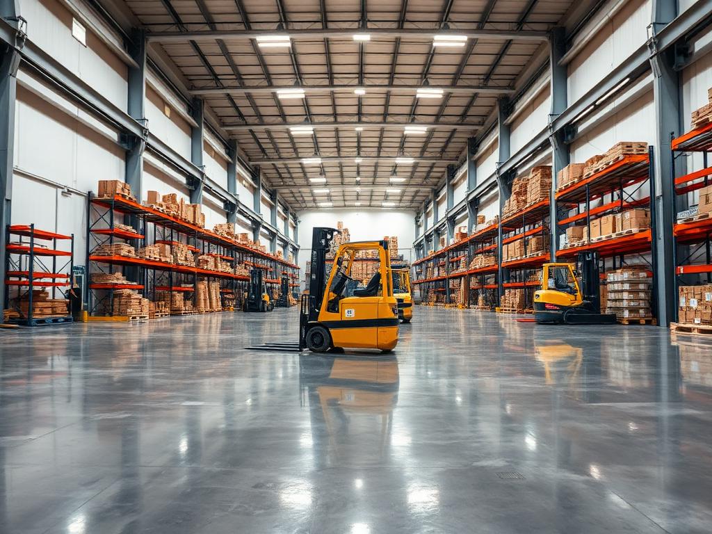 Commercial warehouse epoxy flooring in Memphis TN