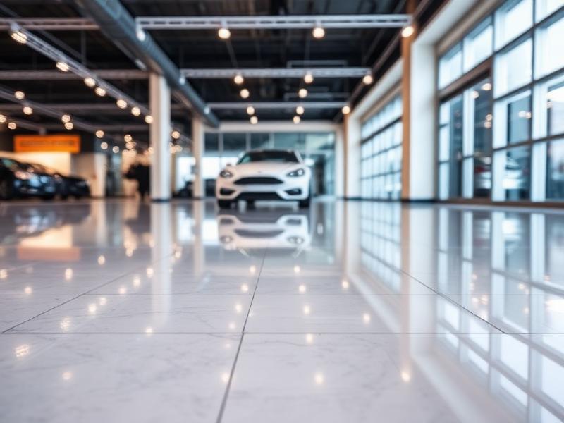 Showroom Epoxy Flooring in Memphis TN